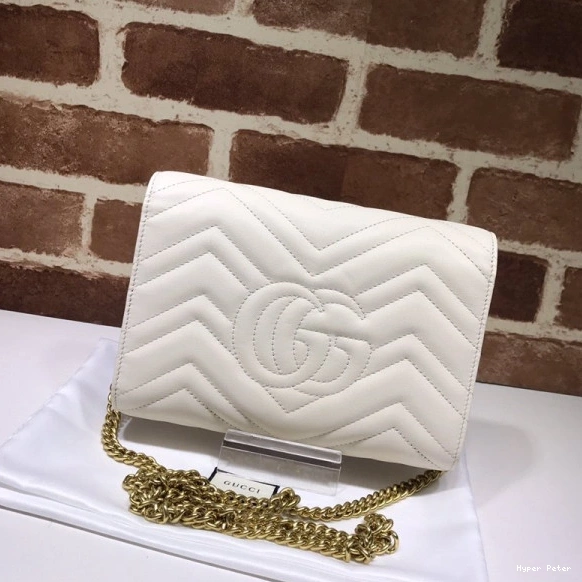 Hyper Peter GG GUCCI CHAIN WALLET MARMONT 0710